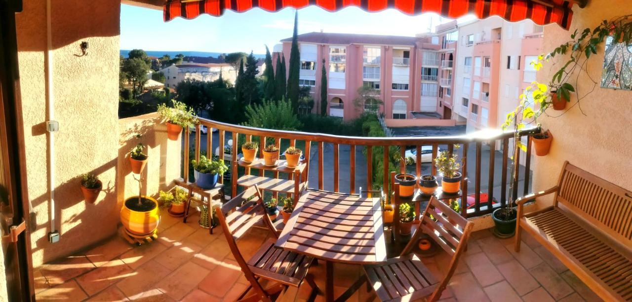 Appartement Le Ciel Bleu - Vue Mer, Toute A Pied Et Commerce Fréjus